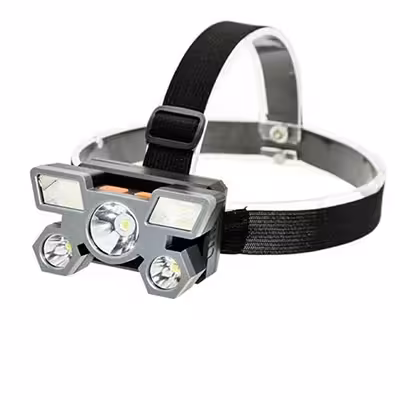 چراغ پیشانی 5 لامپه شارژی