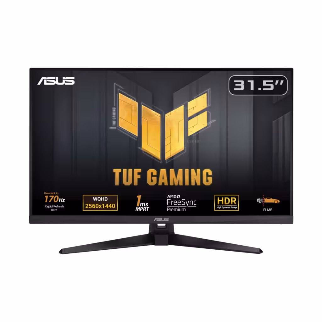 مانیتور گیمینگ 31.5 اینچ ایسوس مدل TUF GAMING VG32AQA1A - کالاوما