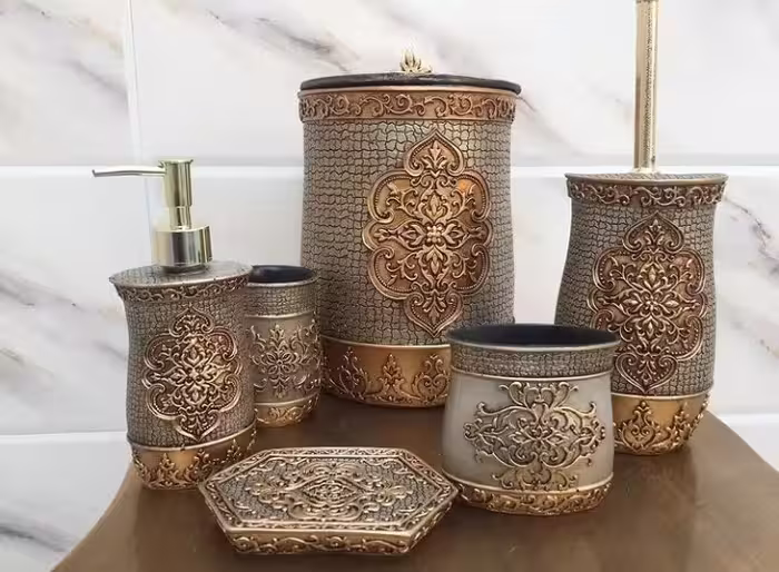ست سرویس لوازم بهداشتی رزین کد 102367