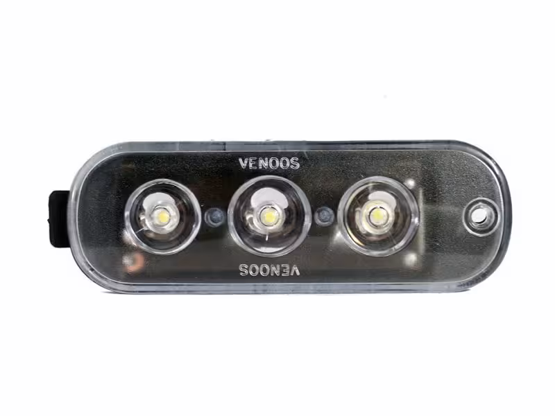 چراغ LED داخل سپر پراید 3 تایی سفید