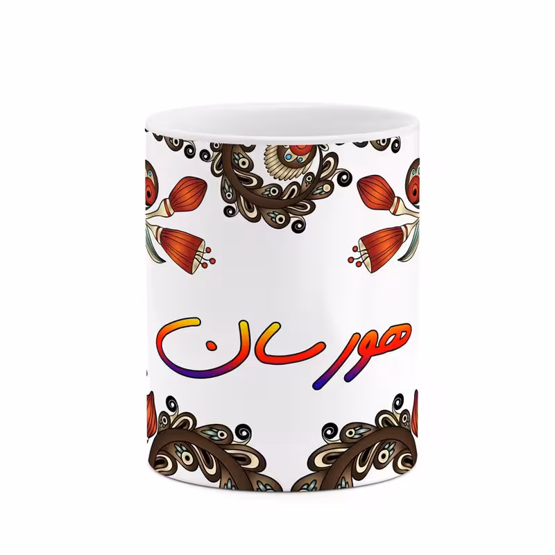 ماگ   اسم هورسان  سنتی گل و بته کد mgh48303