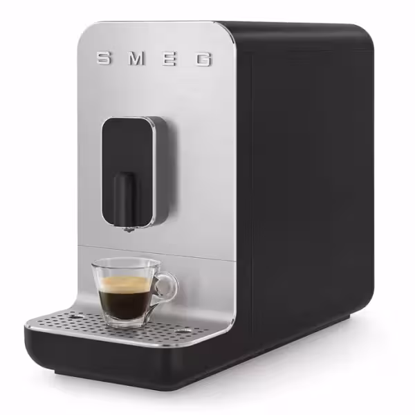 اسپرسوساز اتوماتیک اسمگ SMEG بدون نازل بخار مدل BCC01 رنگ مشکی مات