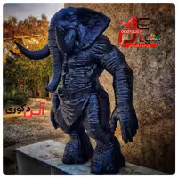 مجسمه فیل جنگجو