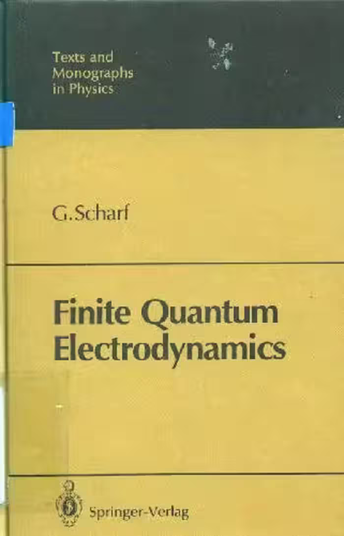 خرید و دانلود نسخه کامل کتاب Finite quantum electrodynamics