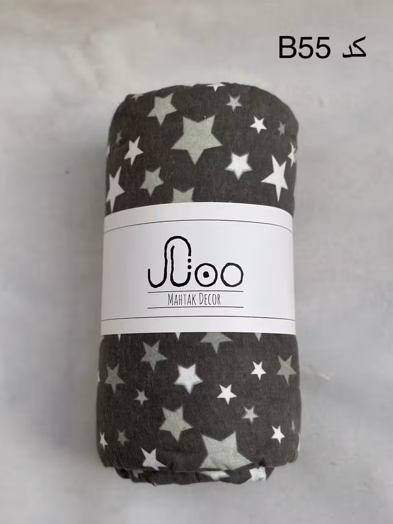 روتختی دونفره سه تکه کدB55 (کاور تشک،دوعدد روبالشتی)