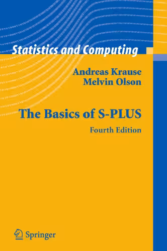 خرید و دانلود نسخه کامل کتاب The Basics of S-PLUS (Statistics and Computing), 4th Edition