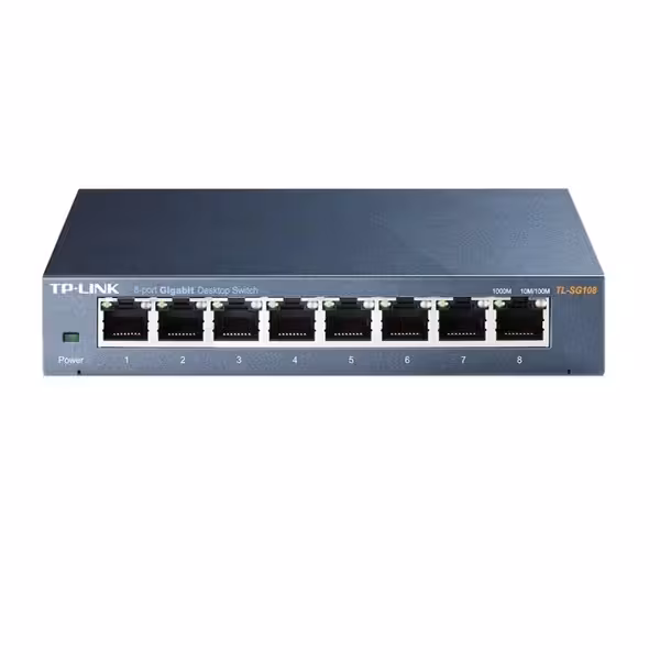 سوئیچ شبکه 8 پورتی تی پی لینک مدل TL-SG108