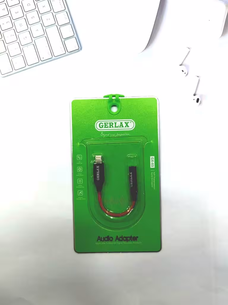 جک Aux ایفون جرلکس مدل GX-03Aux jack for iPhone Gerlux model GX-03