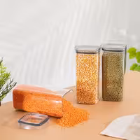 بانکه مربعی شفاف سافت شف ترکیه 2100 میلی لیتری با درب ضدنشتی SQUARE کد 00714