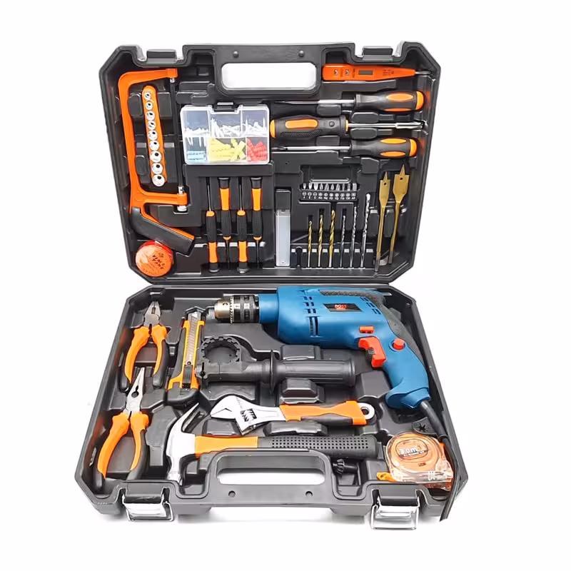 مجموعه 100 عددی دریل چکشی باس مدل LIFE-STYLE | کالا مکس