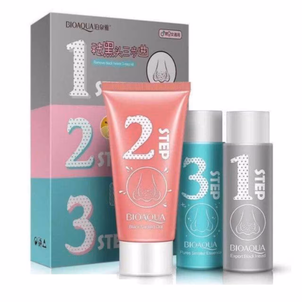 پکیج پاکسازی بینی سه مرحله‌ای بیوآکوا