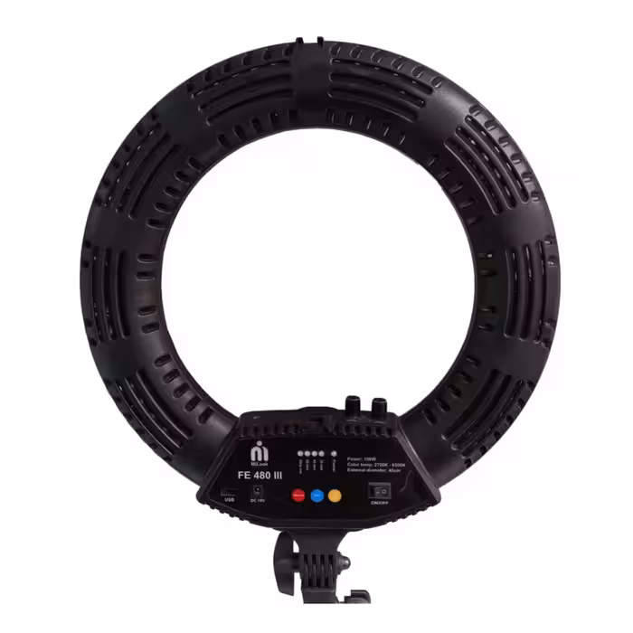 رینگ لایت حرفه ای Ring Light MiLook FE 480 III بدون سه پایه