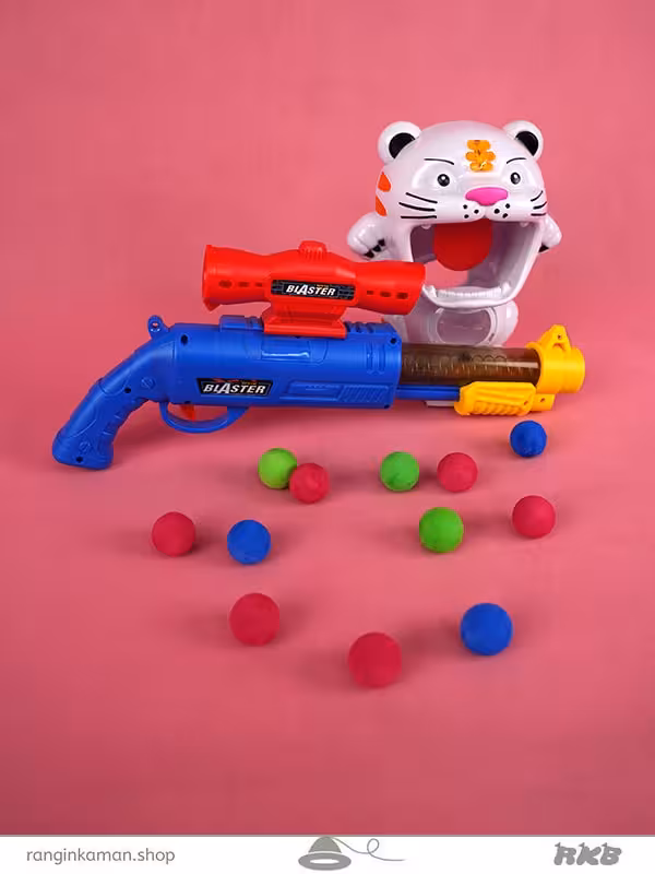 تفنگ بادی با هدف ببر Air rifle with tiger aim