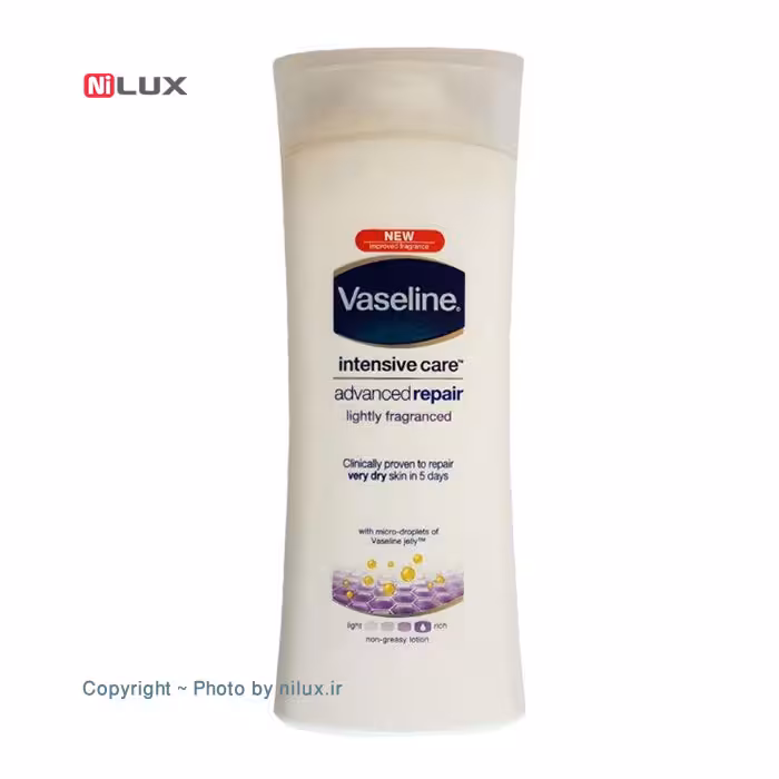 لوسیون بدن وازلین مدل Intensive Care حجم 400 میلی لیتر