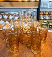 سرویس پارچ و لیوان اکوا مارین عسلی