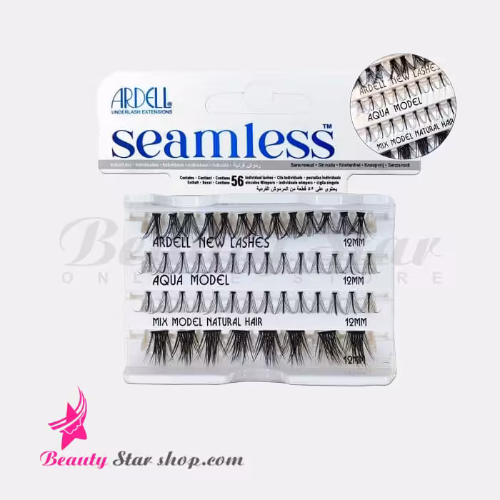 مژه مصنوعی فیشر میکس آکوا سیملس آردل سایز 12 میل مدل AQUA