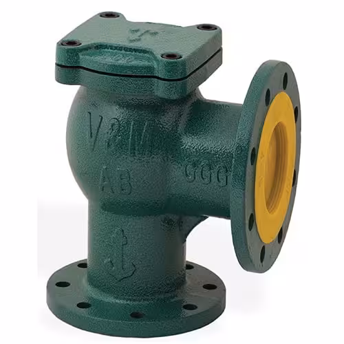 شیر یکطرفه سوپاپی با زاویه 90 درجه