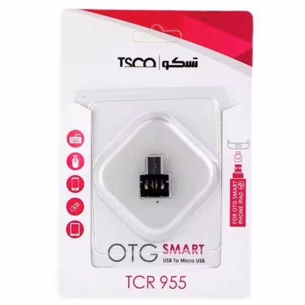 مبدل OTG به microUSB تسکو مدل TCR 955