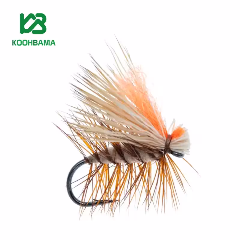 پشه فلای الک هیر کدیس Elk Hair Caddis Hi-Viz
