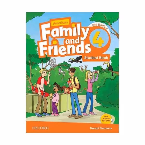 American Family and Friends 4 second  edition رحلی