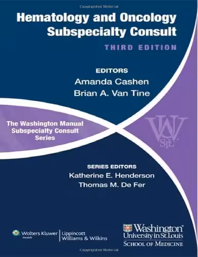 خرید و دانلود نسخه کامل کتاب The Washington Manual of Hematology and Oncology Subspecialty Consult