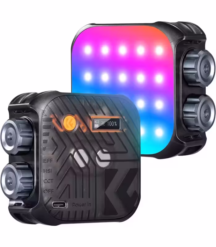نور RGB کوچک ک اند اف K&F 6W RGB Video Light