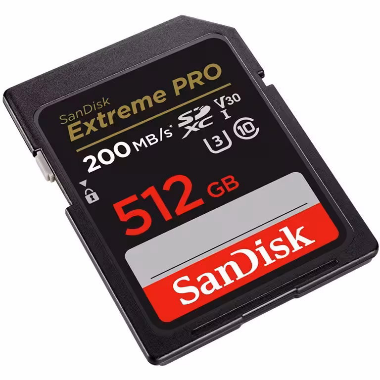 کارت حافظه SD 512GB سن دیسک مدل Extreme PRO 200MB/s