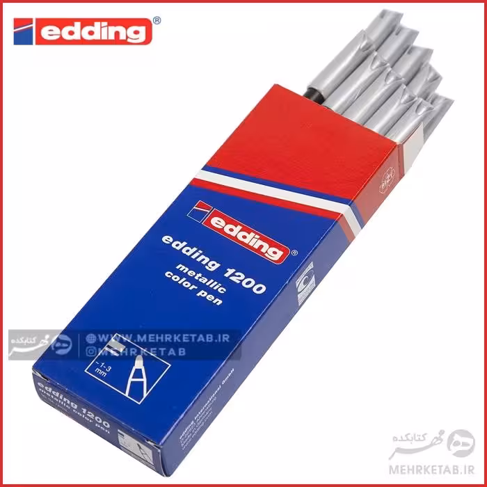 ماژیک متالیک طلایی و نقره ای ادینگ تک رنگ