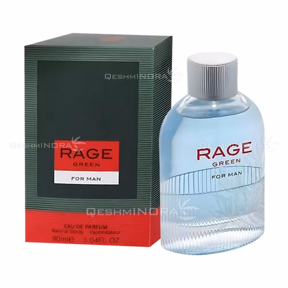 ادکلن ریج گرین فرگرانس ورد Rage Green Fragrance World - فروشگاه قشم اینورا
