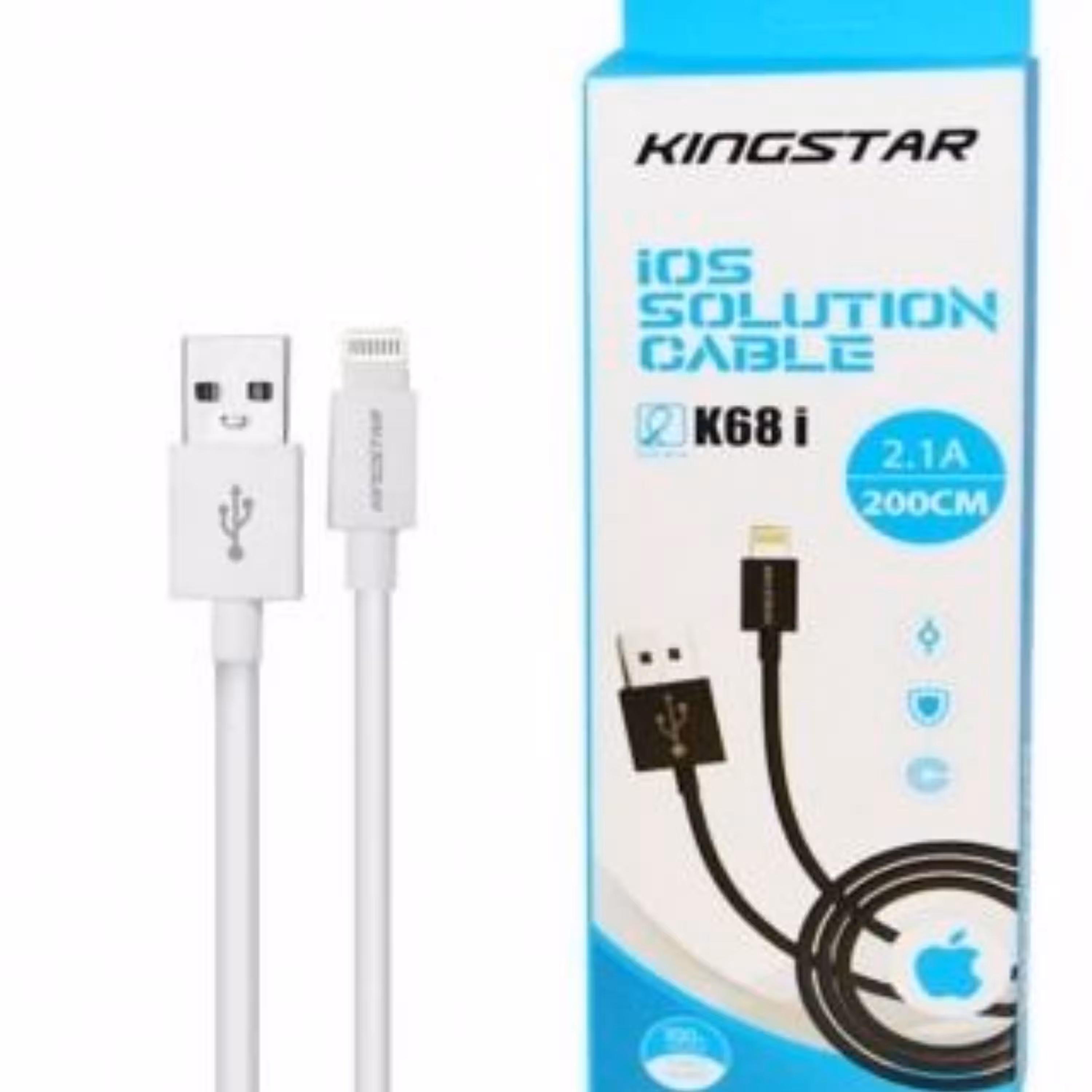 کابل شارژ آیفون King Star مدل K68i  کینگ استار