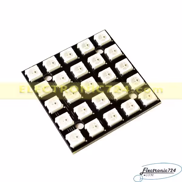 ماژول ال ای دی WS2812 RGB LED 25Bits Square