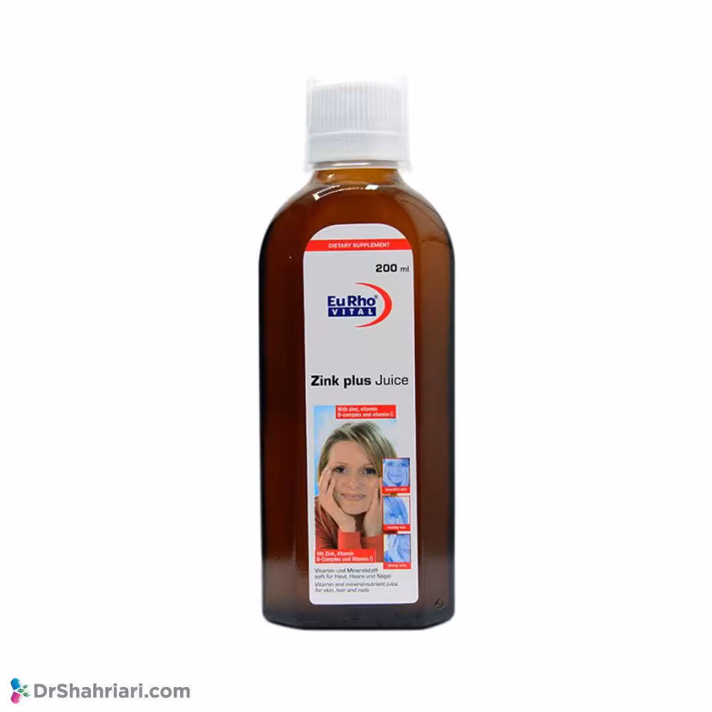 شربت زینک پلاس یوروویتال | 200 میلی لیتر