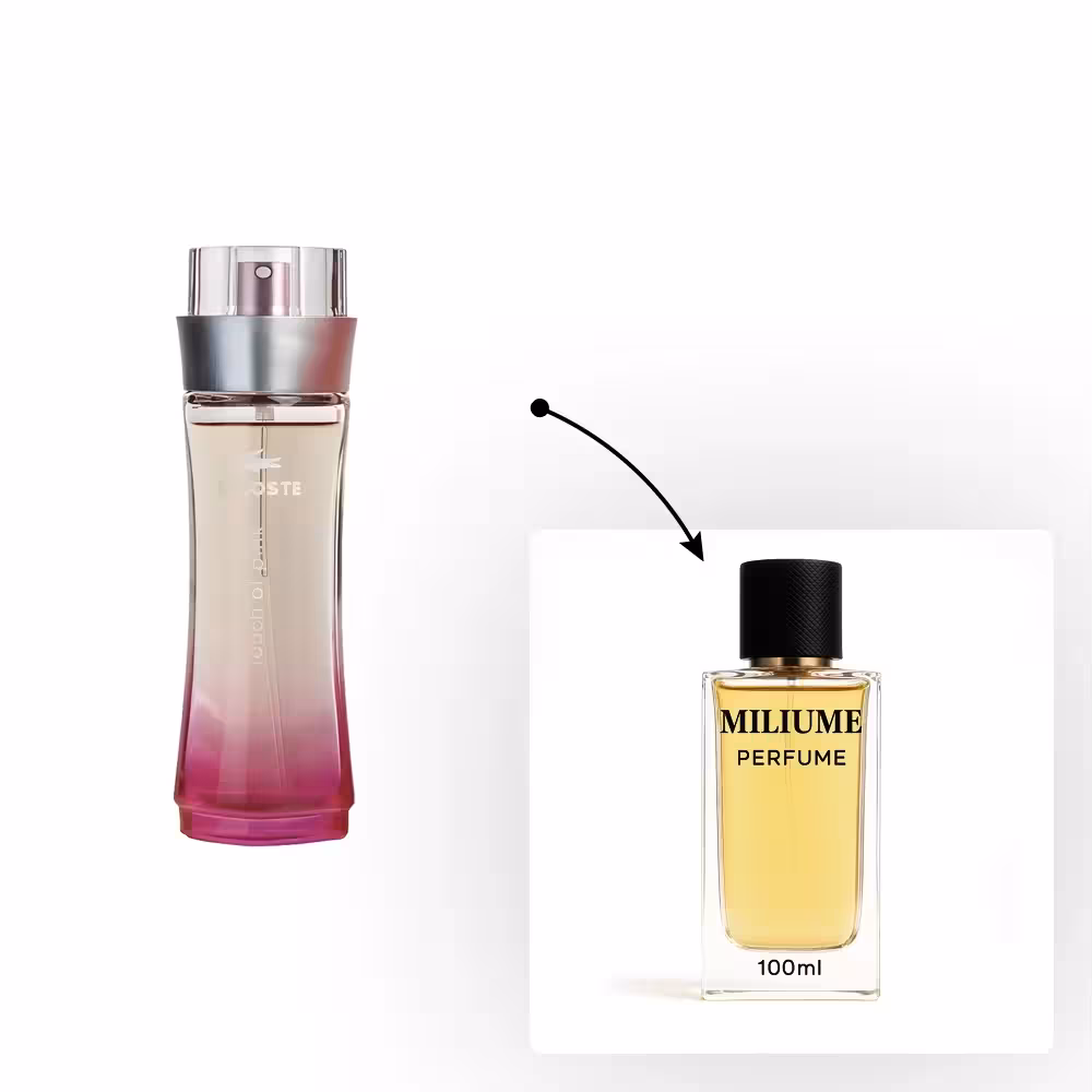 اسانس عطر Lacoste Touch of Pink برند gemini - کد 2125 - لاگوست تاچ آف پینک صورتی 100ML - میلیوم پرفیوم