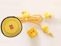 پک کیف و محافظ کابل شارژ آیفون اردک Cover Charger Protector Duck