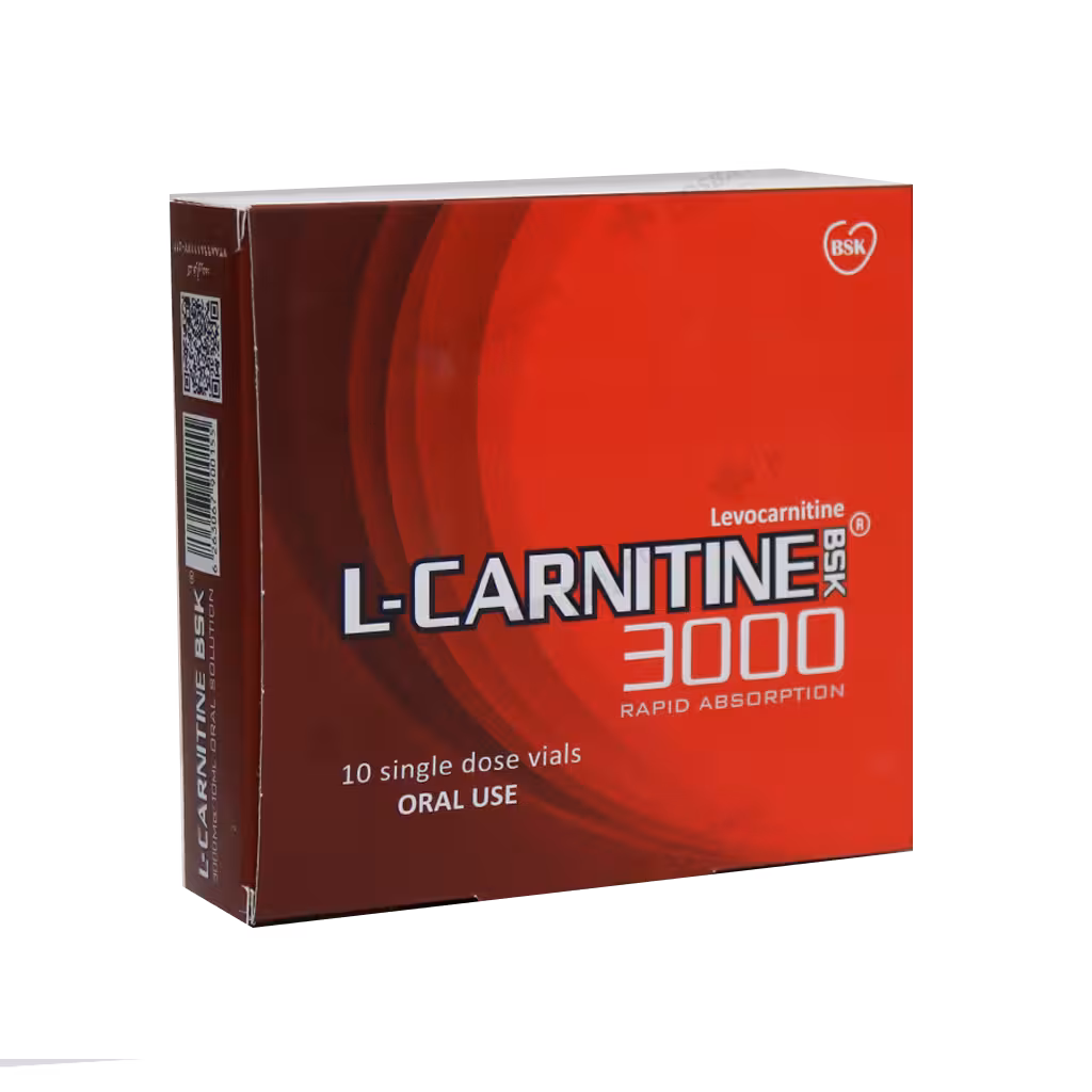 ویال خوراکی ال کارنیتین 3000 بی اس کی 10 عدد