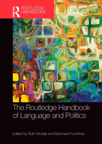 خرید و دانلود نسخه کامل کتاب The Routledge Handbook of Language and Politics