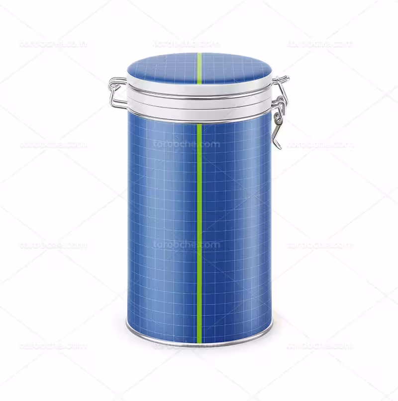 موکاپ PSD بسته بندی چای | گرافیک با طعم تربچه