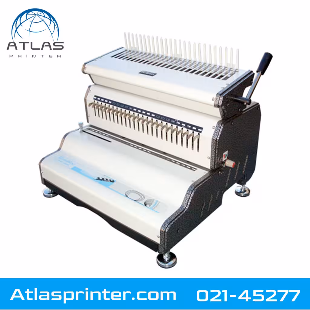 دستگاه سیمی کن پلاستیک زن برقی سوپر بایند CombMac-24E