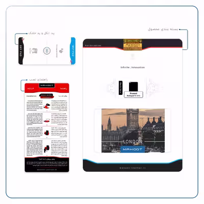برچسب پوششی ماهوت مدل London City مناسب برای تبلت هوآوی Mediapad X2 2015
