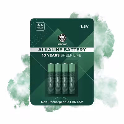 باتری نیم قلمی گرین لاین مدل MiniNCharge بسته چهار عددی