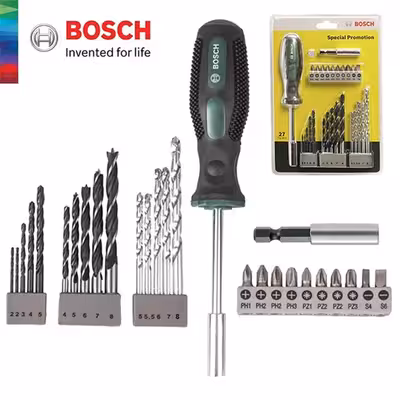 مته و سری پیچ گوشتی بوش مدل 27 Special promotion مجموعه 27 عددی