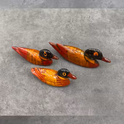 دکوری مدل اردک مجموعه 3 عددی 