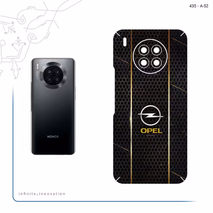 برچسب پوششی ماهوت مدل OPEL مناسب برای گوشی موبایل آنر 50 Lite