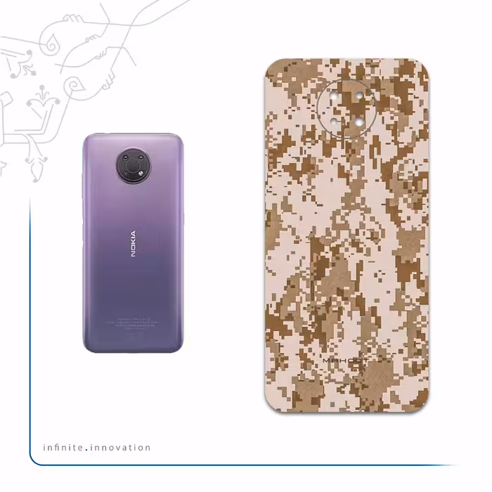 برچسب پوششی ماهوت مدل Army-Desert-Pixel مناسب برای گوشی موبایل نوکیا G10