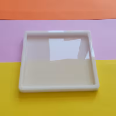 قالب رزین مدل زیر لیوانی طرح مربع کد SQ1