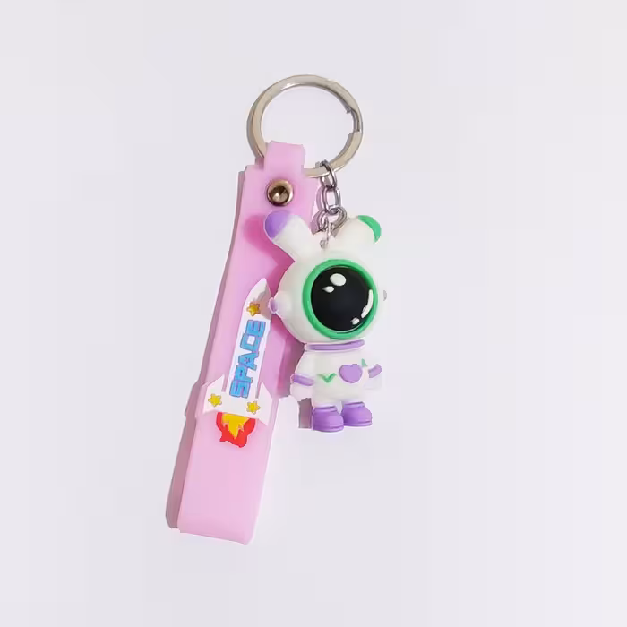 جاکلیدی مدل سیلیکونی طرح خرگوش فضانورد 15