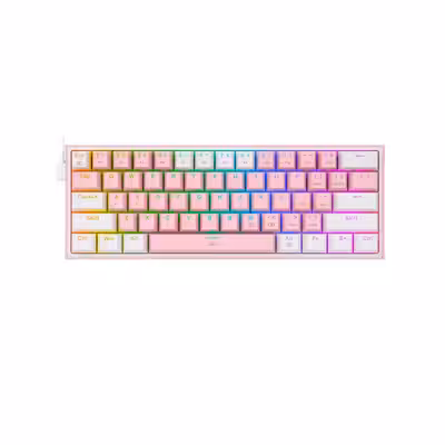 کیبورد مخصوص بازی ردراگون مدل Fizz K617 Rainbow