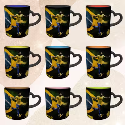 ماگ حرارتی مدل دسته قلبی طرح نیمار کد 87