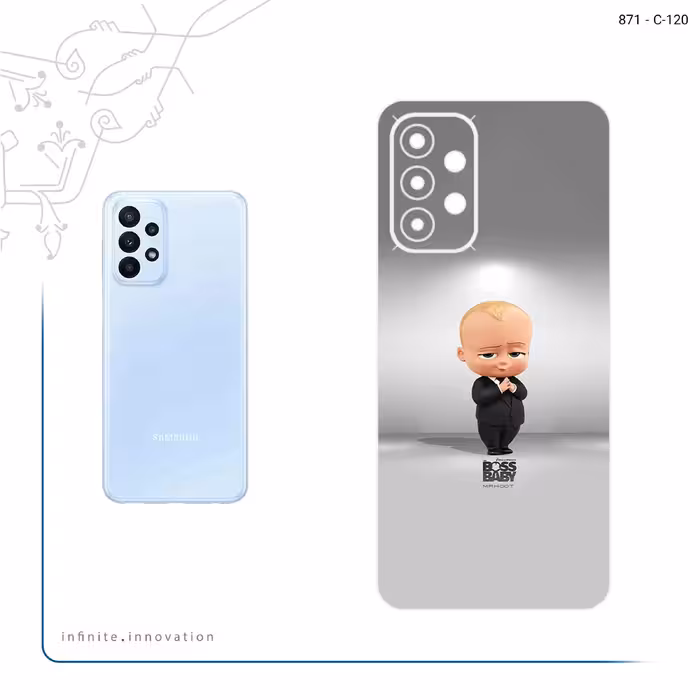 برچسب پوششی ماهوت مدل The Boss Baby مناسب برای گوشی موبایل سامسونگ Galaxy A23
