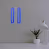 چراغ دیواری نئون دیزاین مدل Pause_BL